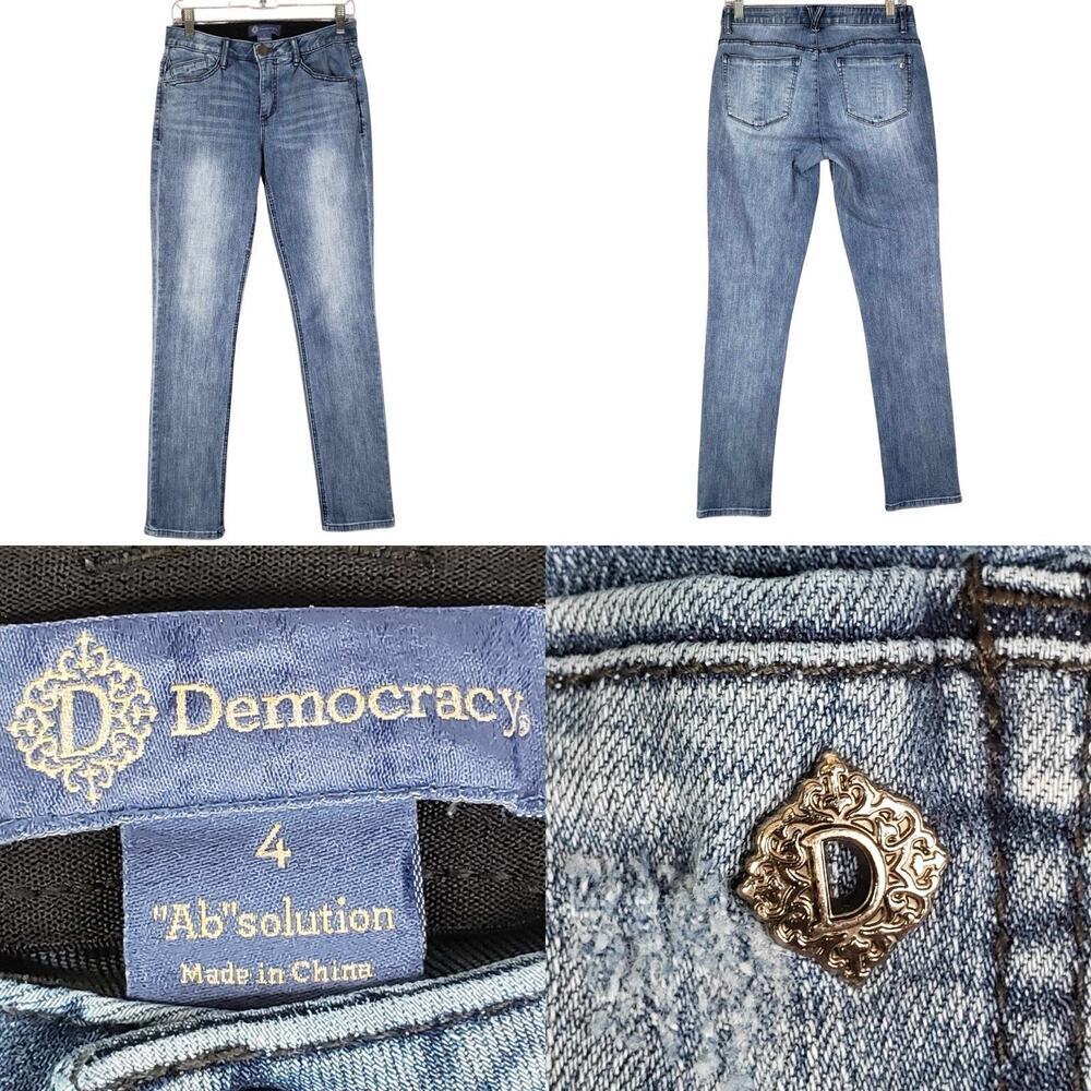 Democracy Women's Straight Leg Jeans - Blue